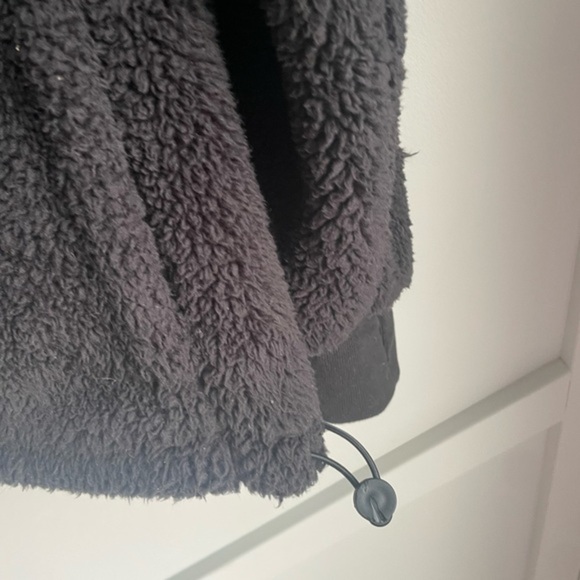 PINK Victoria's Secret Half Zip Teddy Sherpa Sweatshirt Pullover size S - Picture 8 of 8